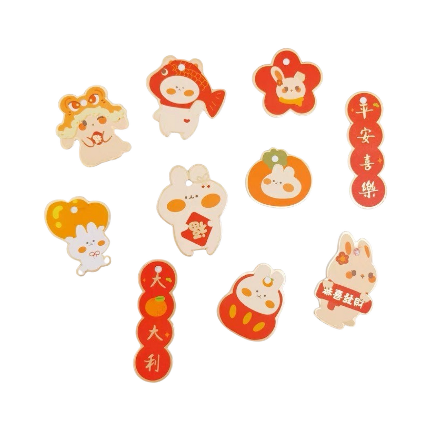 Holiday Decoration Tag-Rabbit Style