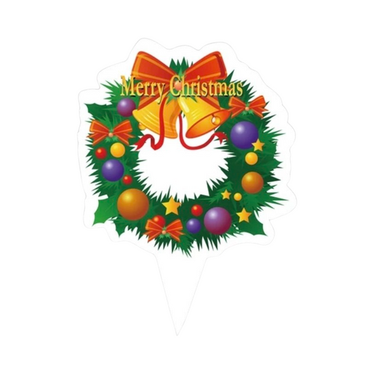 聖誕裝飾插牌~聖誕花圈
