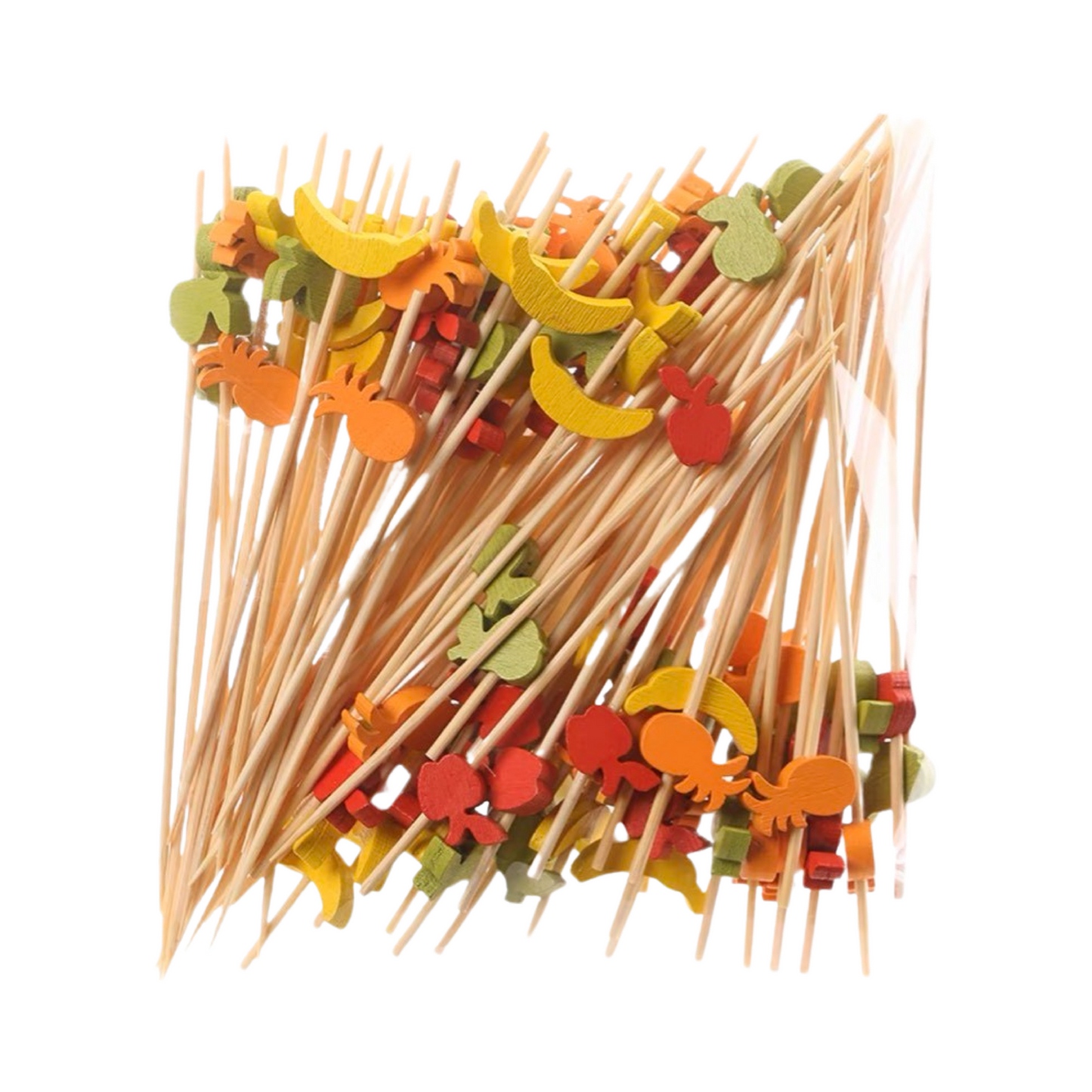 Colorful fruit picks - 12cm