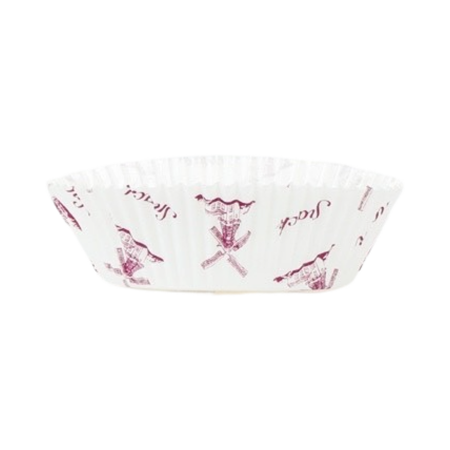 Korean bread coated paper tray - white
