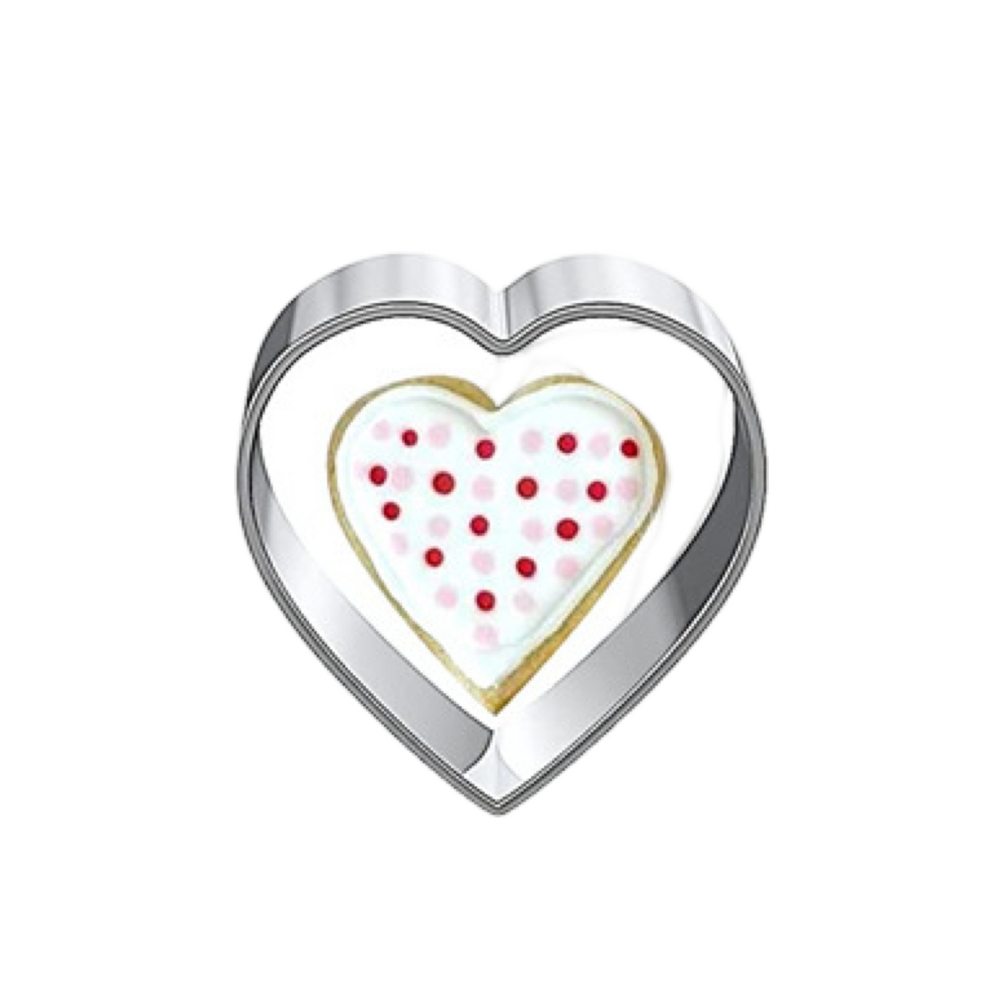 Stainless steel cookie cutter - heart shape
