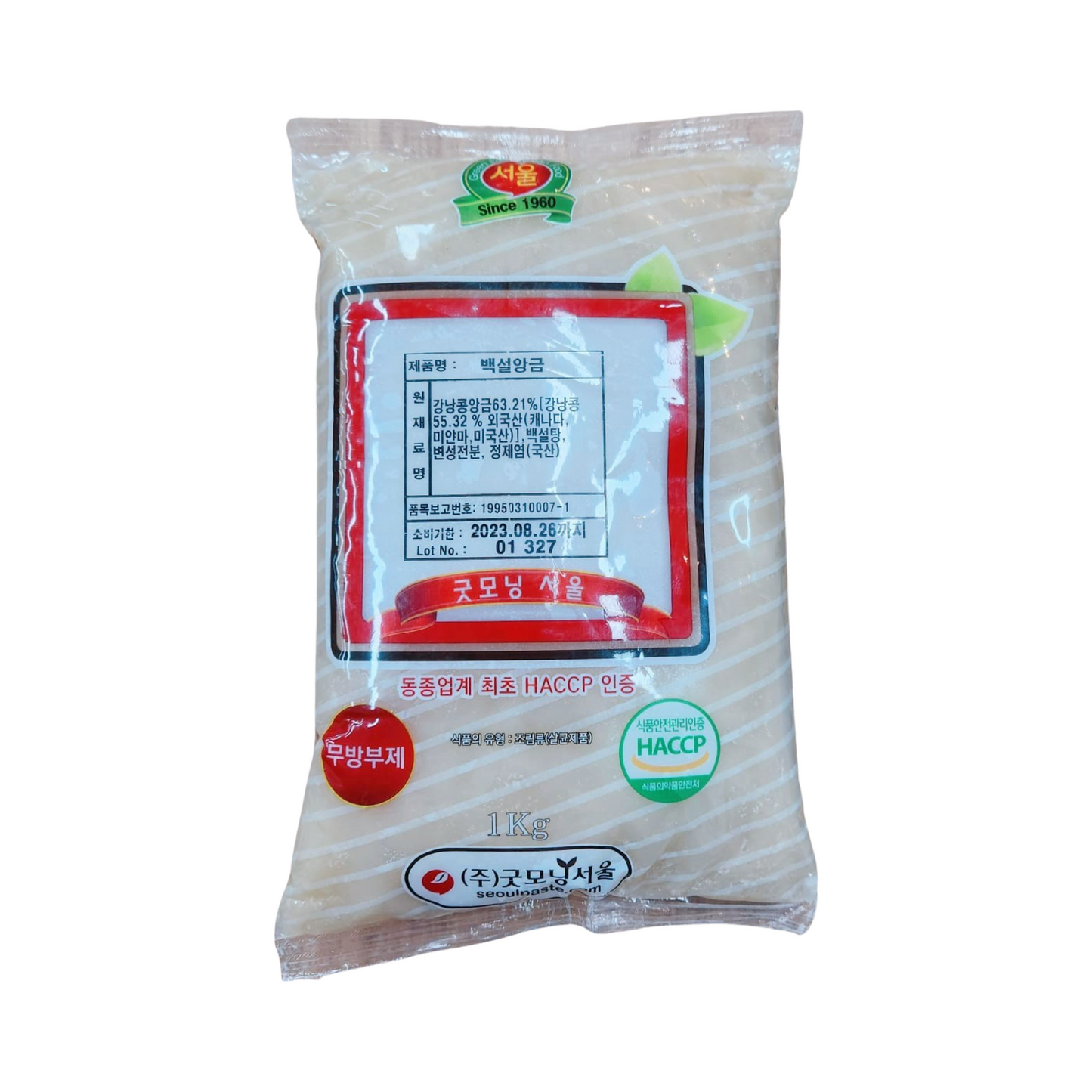 Korean white bean paste