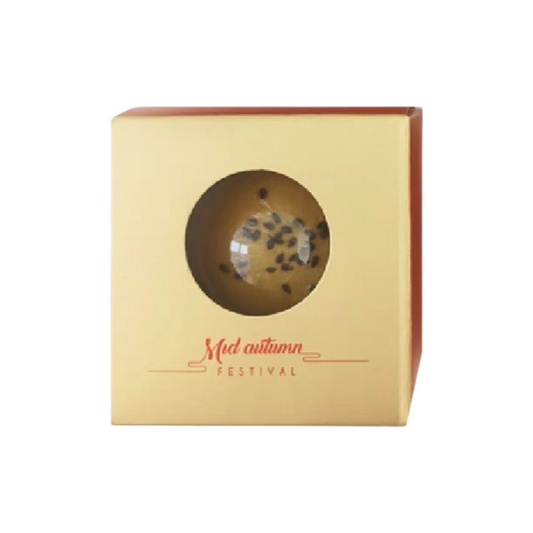 金色開窗月餅單格包裝盒(50~80g)