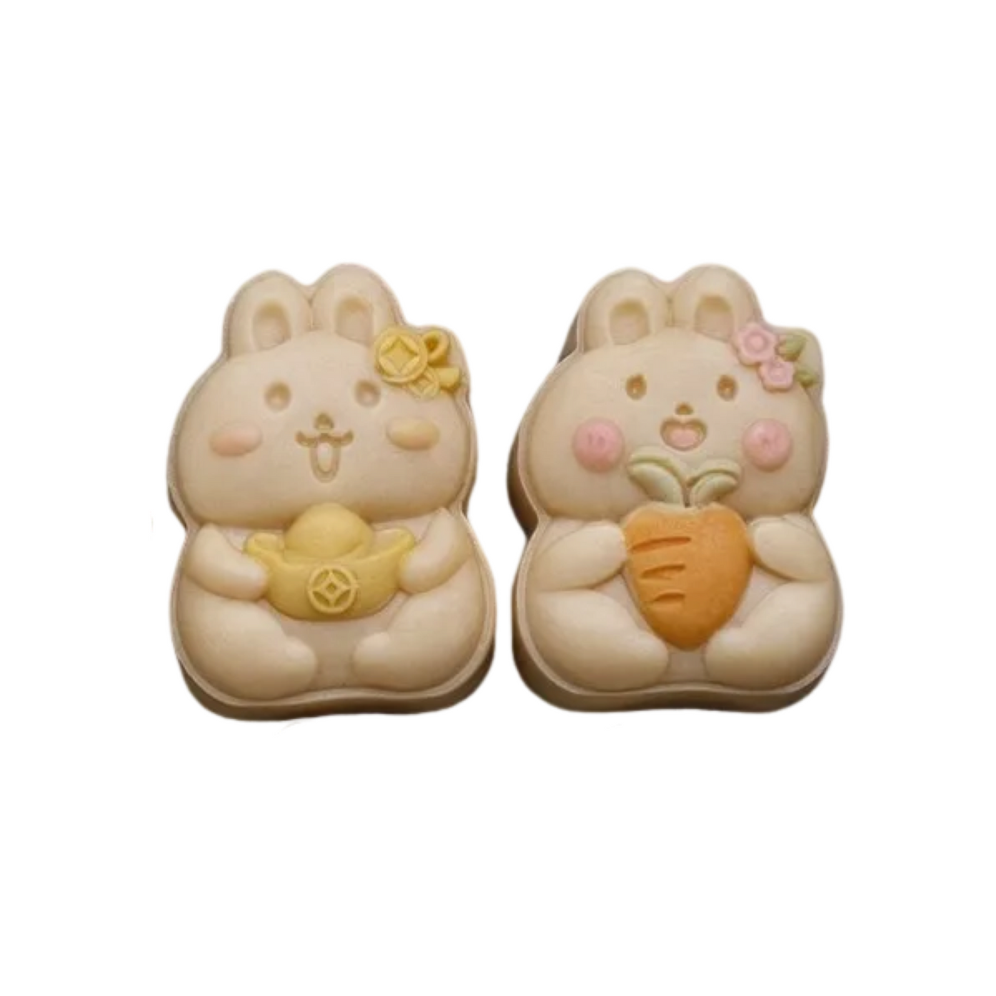 Three-dimensional rabbit mooncake mold 75g
