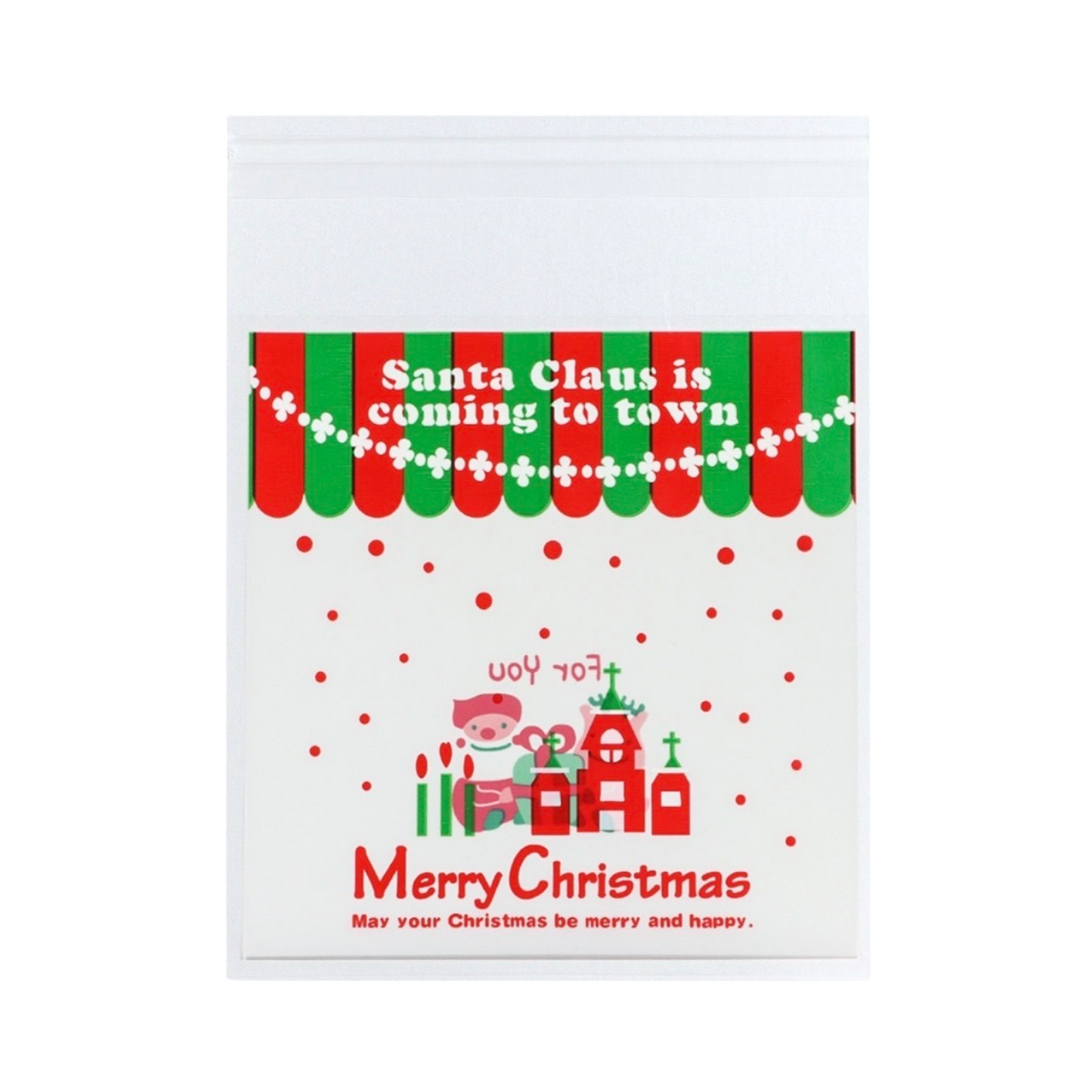 Self-adhesive cookie bag (10*10cm)