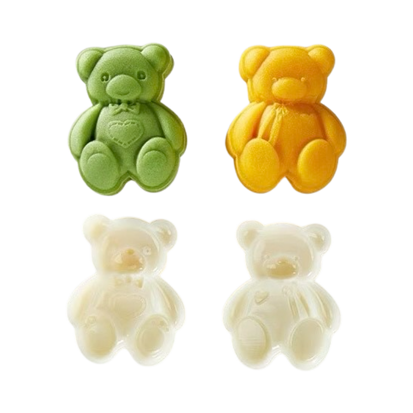 Three-dimensional bear mooncake mold 50g