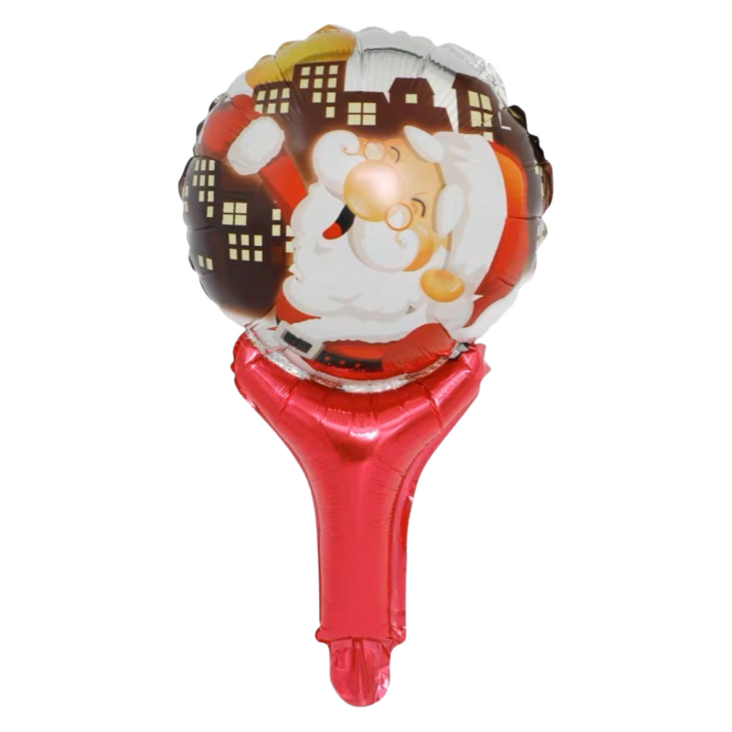 18-inch Santa Claus holding balloons