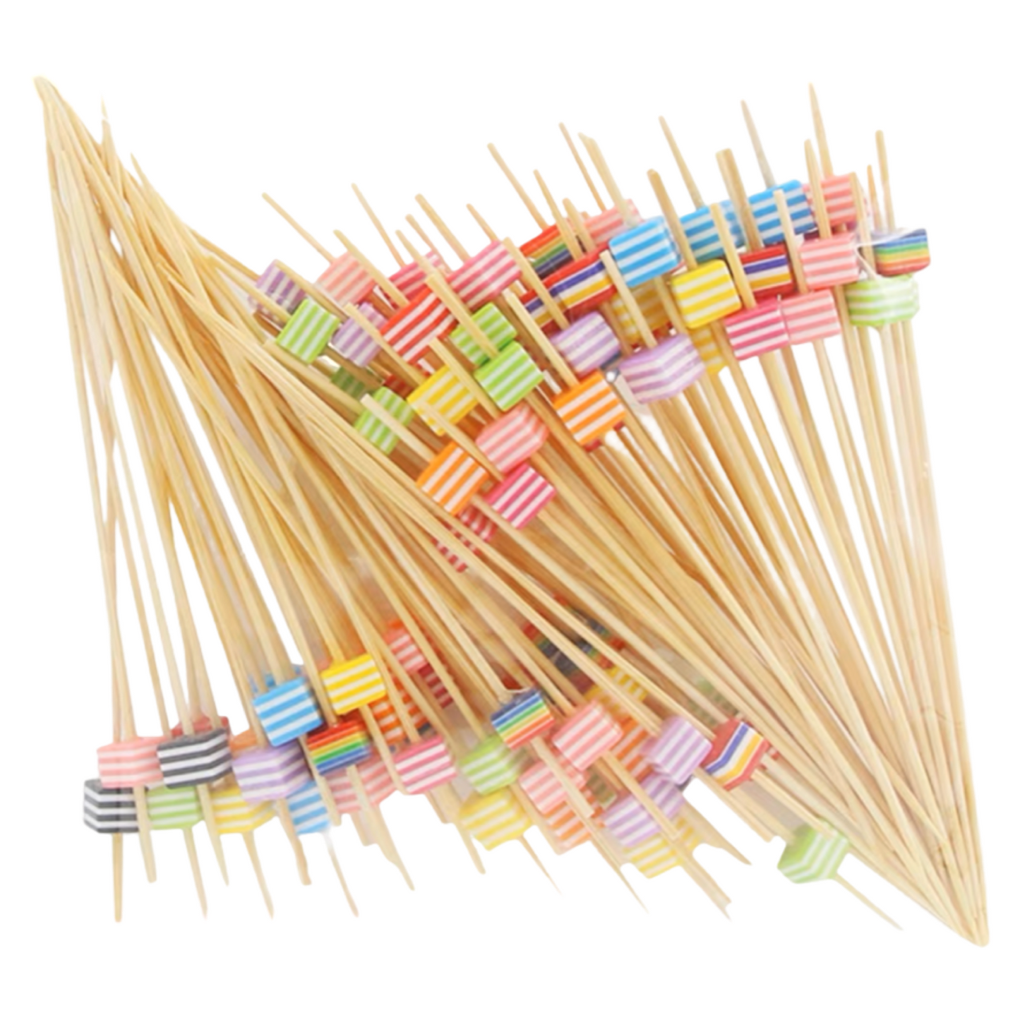 Square fruit picks - 12cm