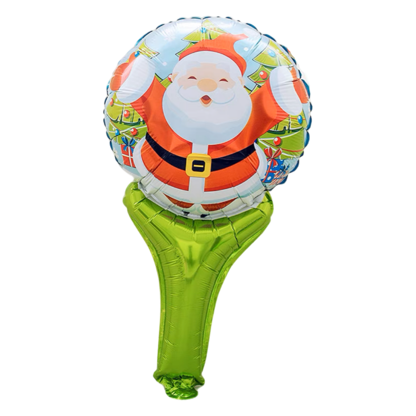 18-inch Santa Claus holding balloons