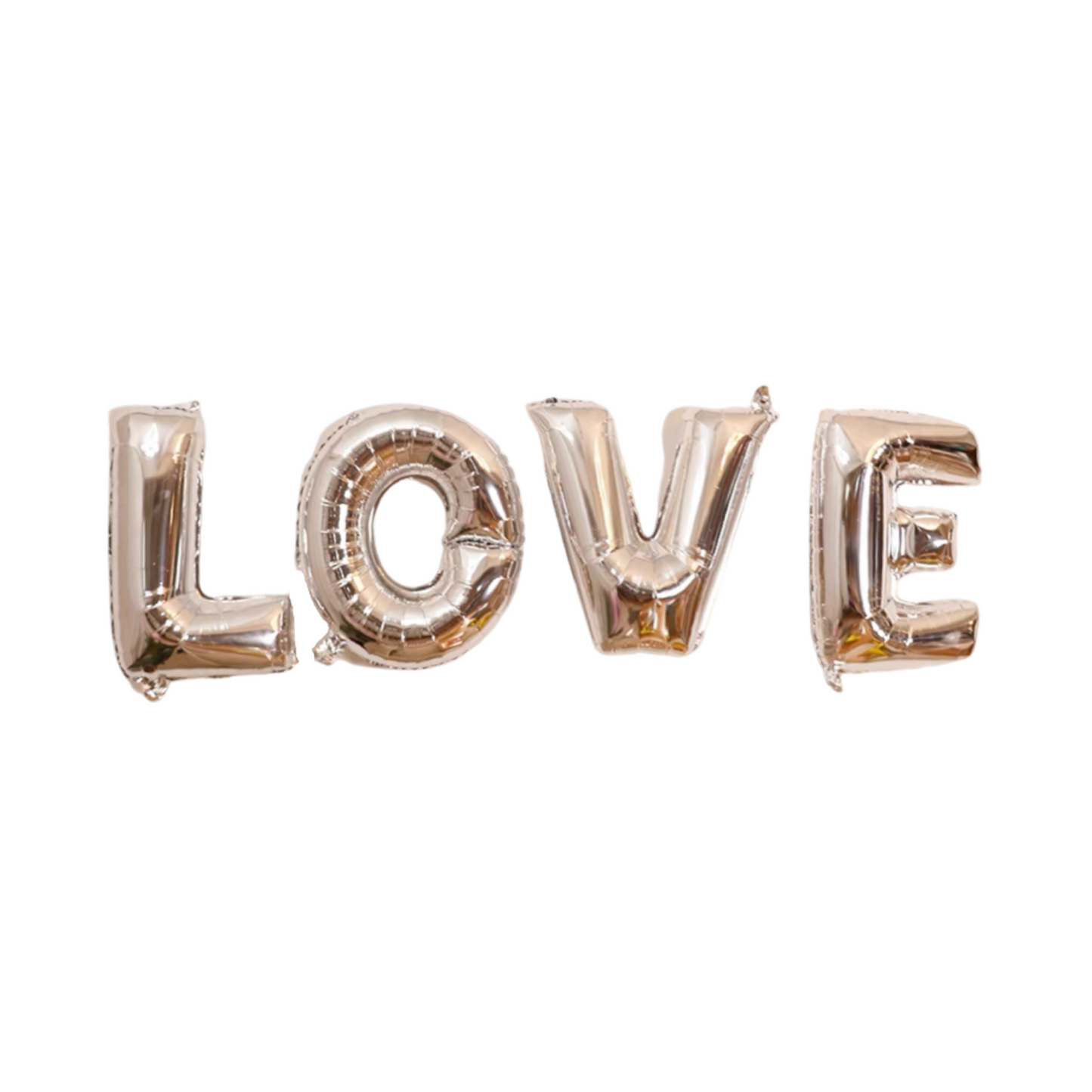 16-inch LOVE set-silver