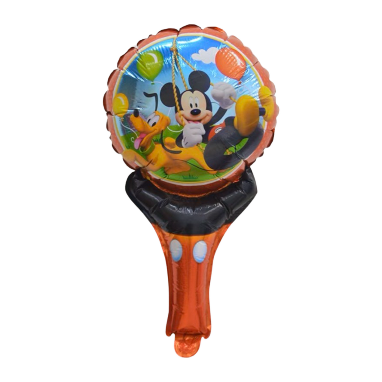 18-inch Mickey and dog holding balloon