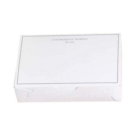 White embossed packaging box (50~80g)