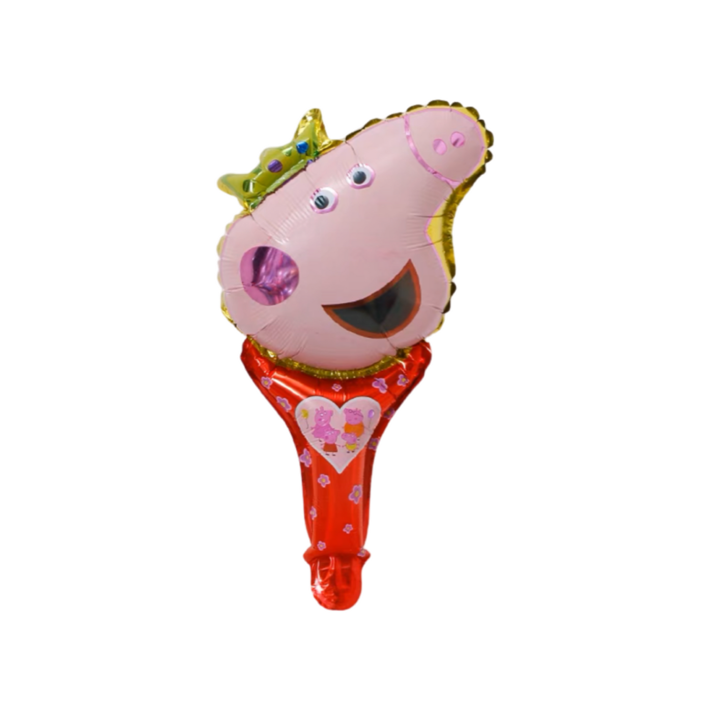 18-inch crown Peppa Pig hand-held balloon