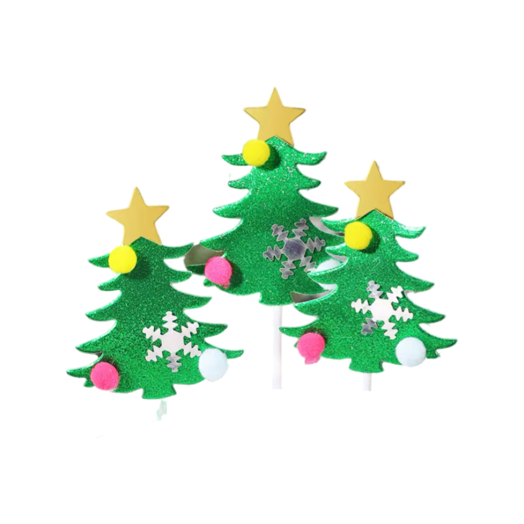 Christmas decoration plug-in ~ Christmas tree 3-piece set
