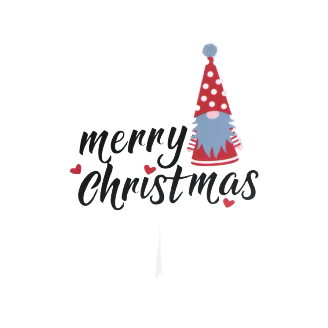 Dumb glue Christmas cake decoration plaque