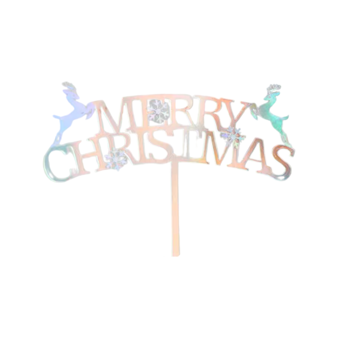 Dumb glue Christmas cake decoration plate