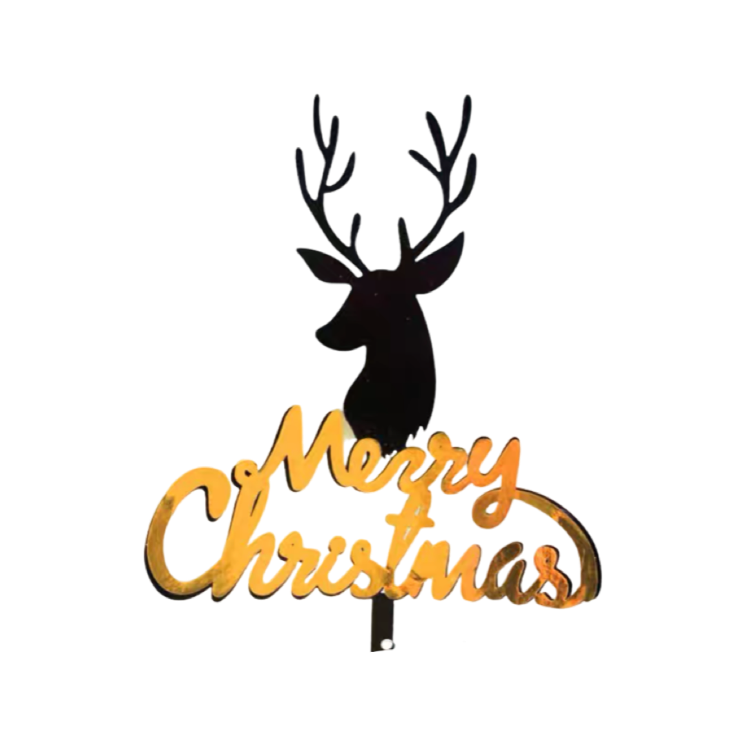 Dumb glue Christmas cake decoration plate