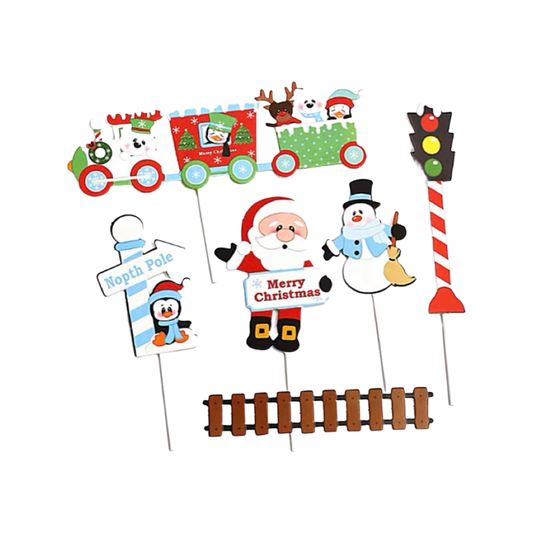 聖誕蛋糕裝飾紙牌