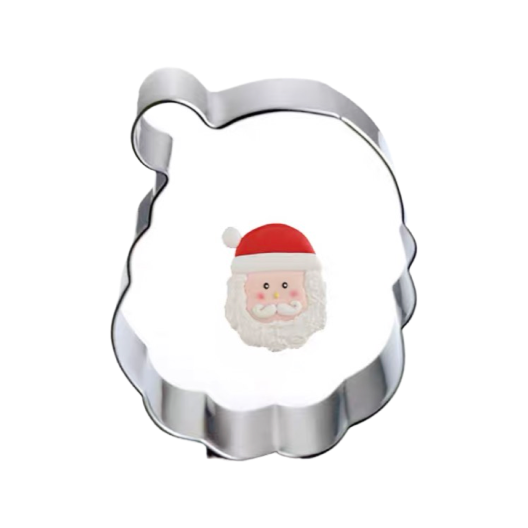 Stainless steel cookie cutter-Santa Claus head