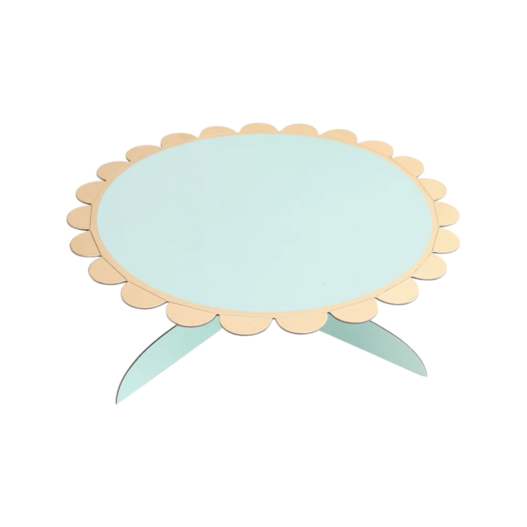 Single layer paper cake stand