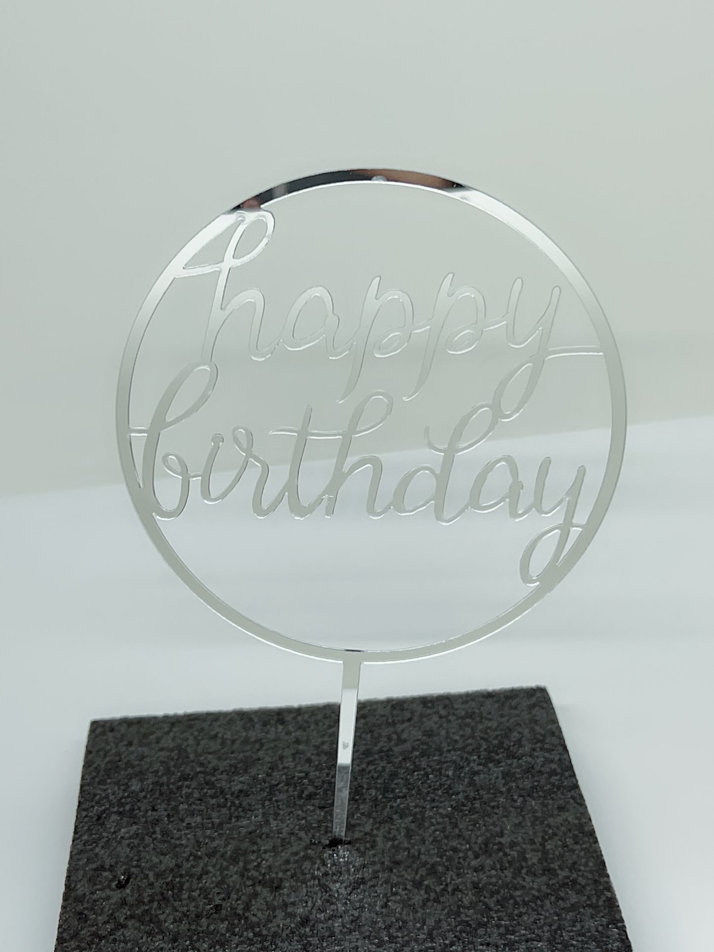 蛋糕裝飾牌 - HAPPY BIRTHDAY