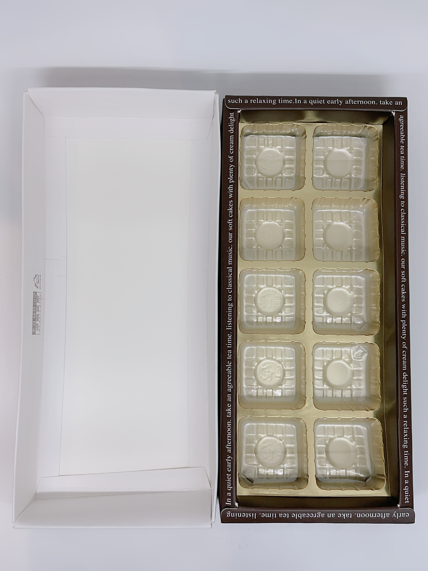 Korean style chocolate box 9-10 compartments