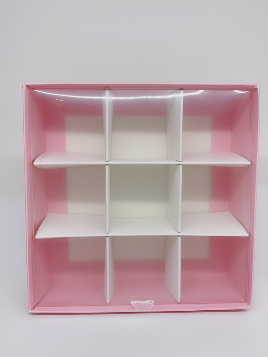 9-compartment chocolate box