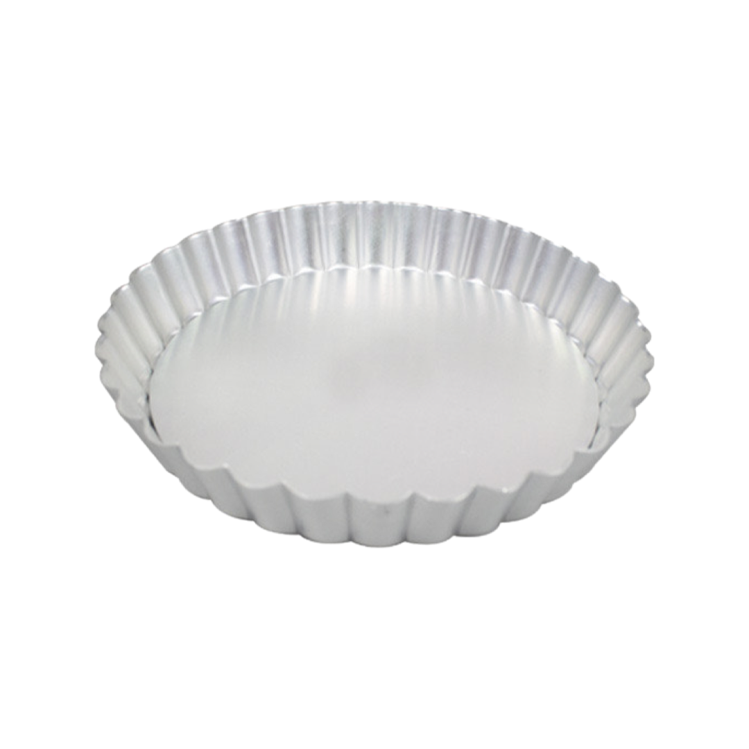 Living bottom chrysanthemum tart tray 8 inches (刻)