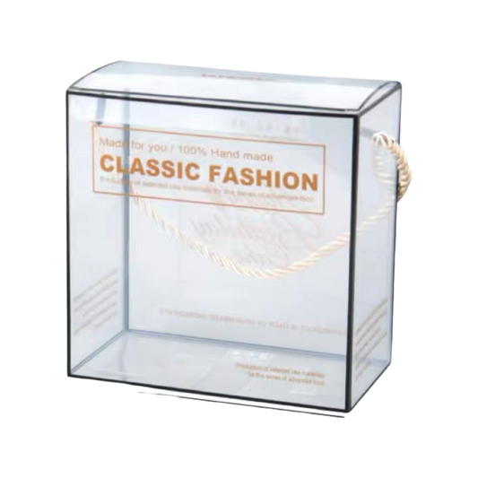 Transparent PET suitcase