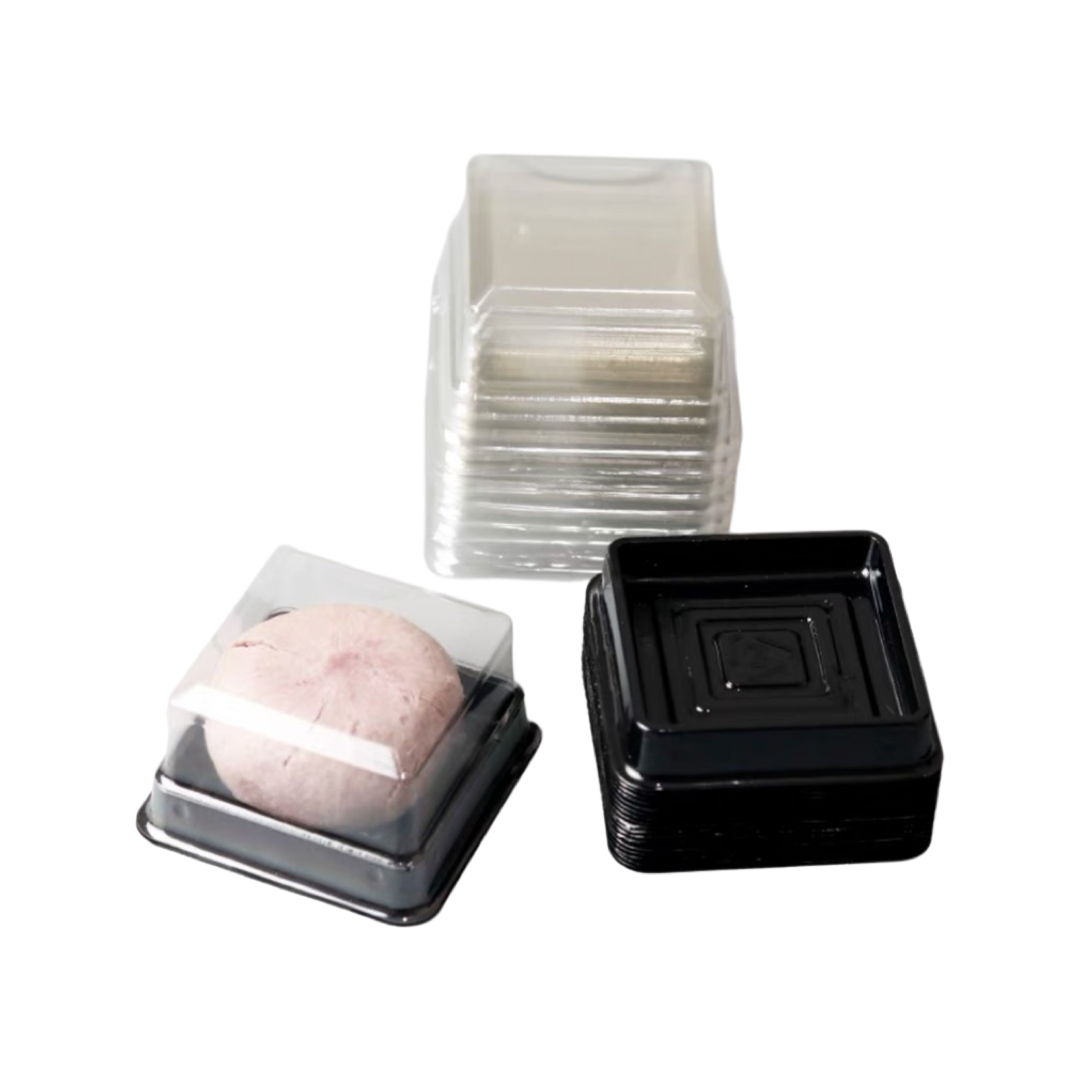 月餅吸塑包裝盒63~75g(黑色)