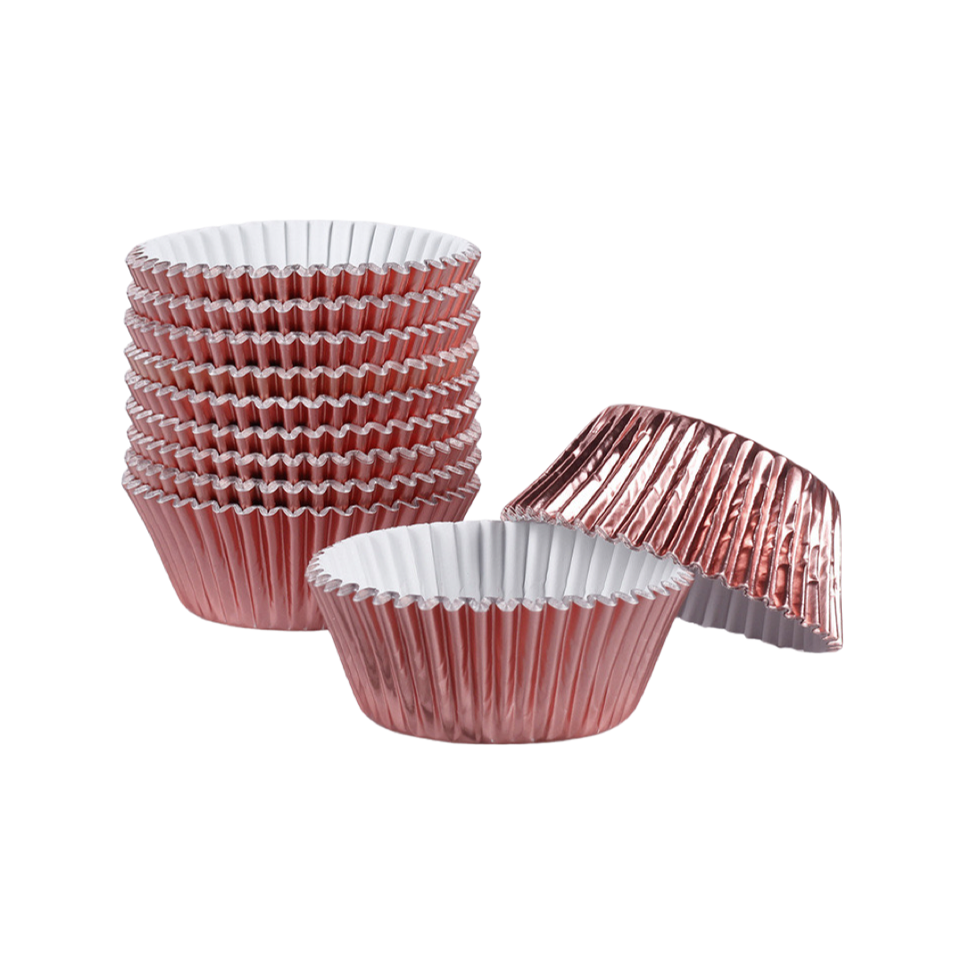 Aluminum foil greaseproof cake tray - rose gold