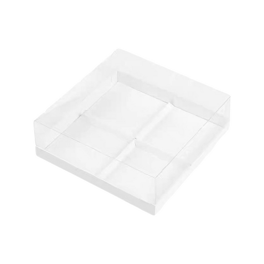 Transparent four-compartment dessert box