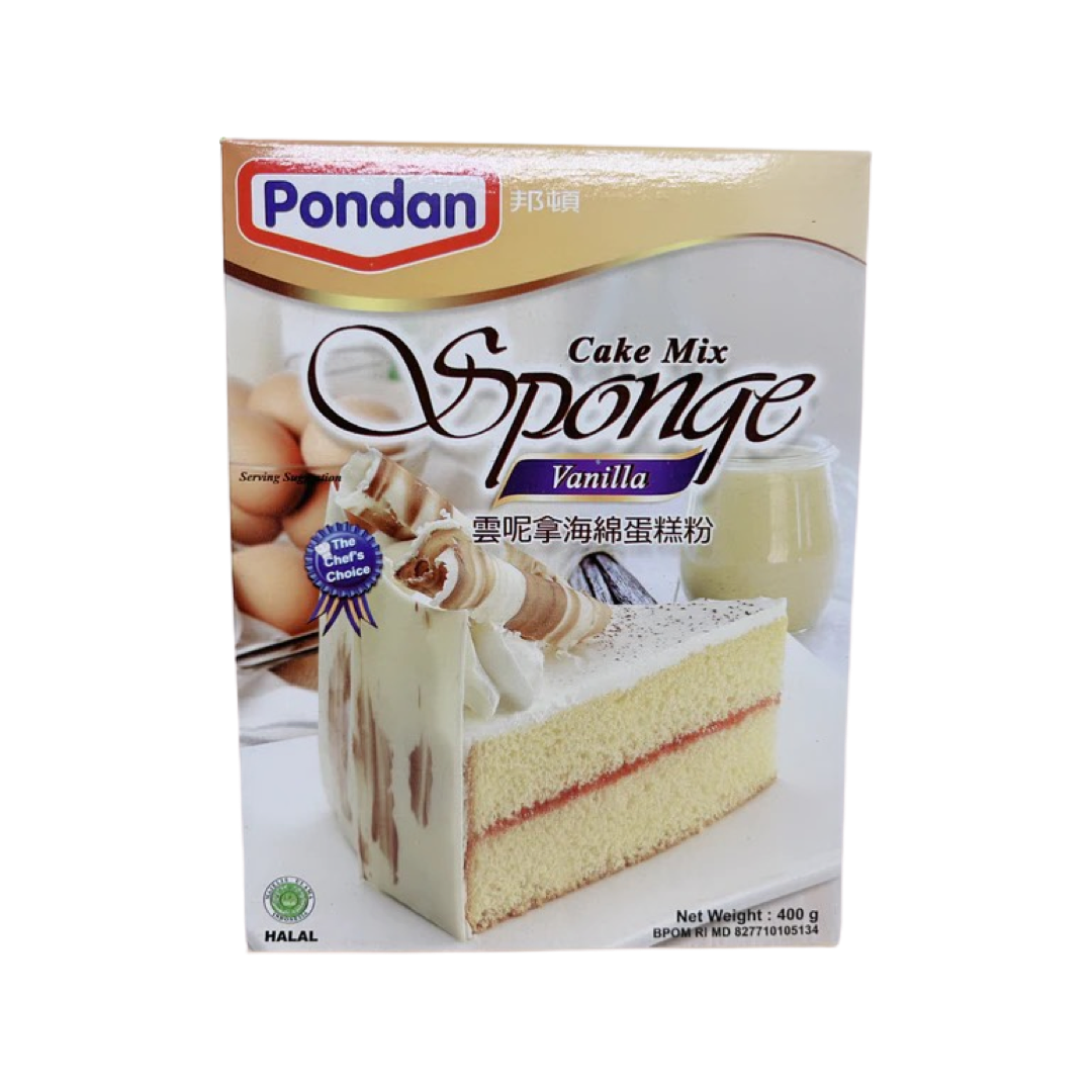 Pondan Sponge Cake Mix (Vanilla) Vanilla flavored sponge cake mix