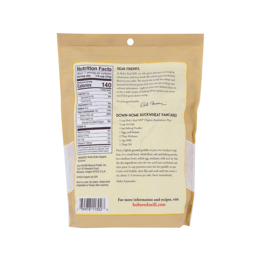 Red Mill Buckwheat Flour Organic Buckwheat Flour