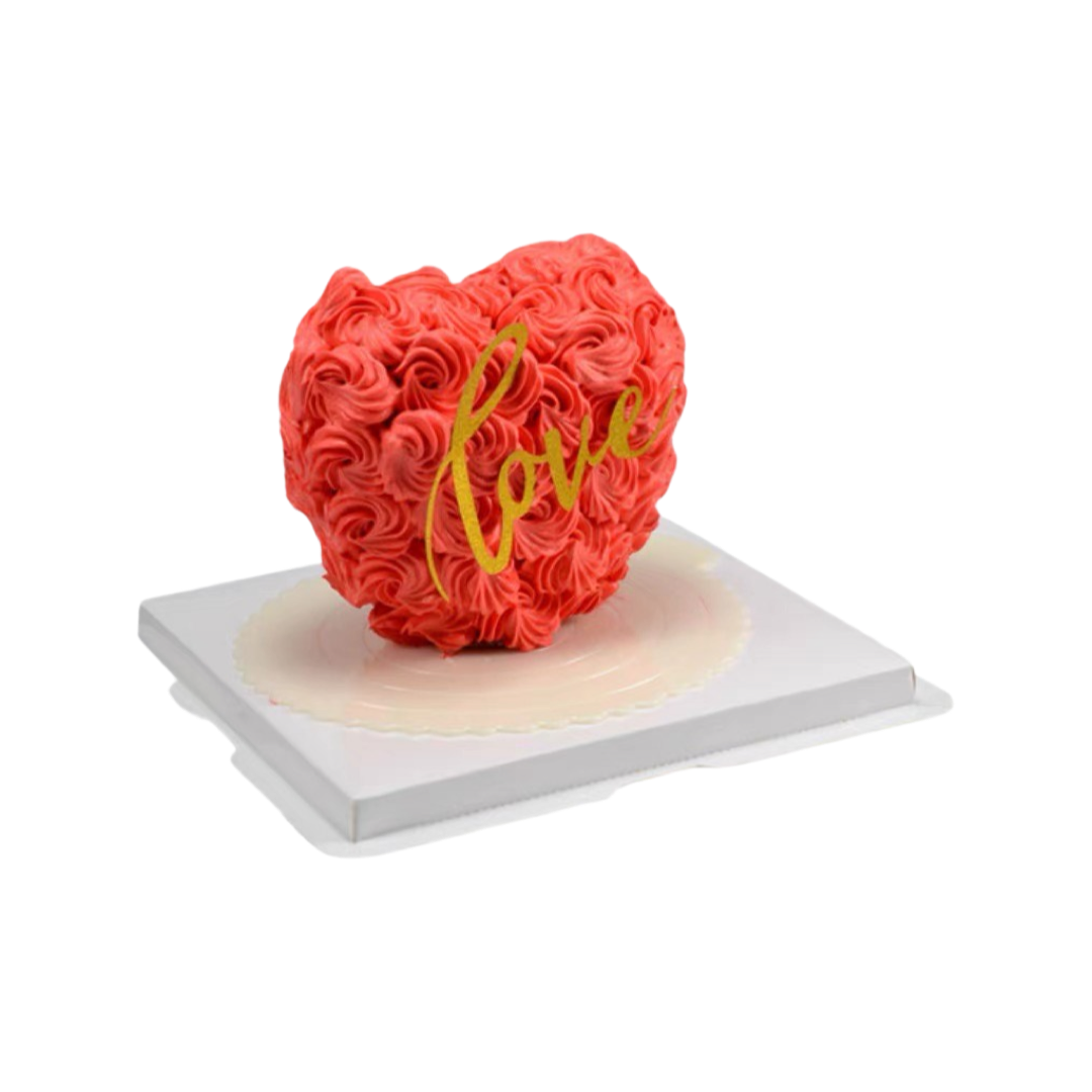 Three-dimensional heart-shaped piling bracket