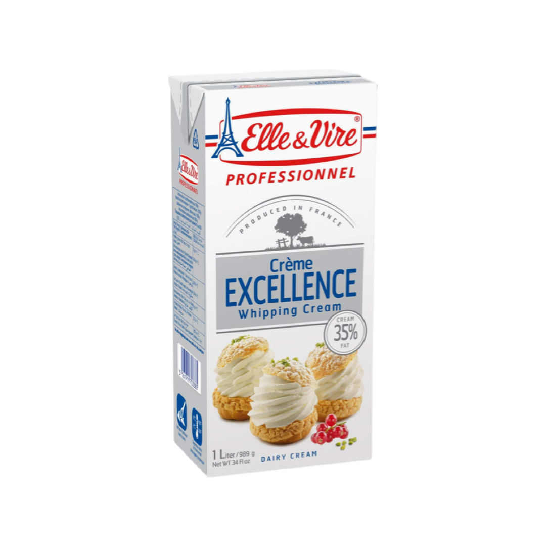 Elle & Vire Whipping Cream 鐵塔淡忌廉 - 1L