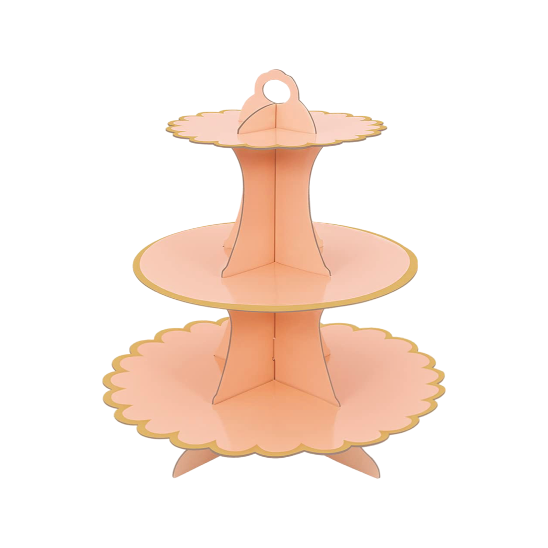 3 Tier Cardboard Cup Cake Stand 3 Tier Cardboard Cup Cake Stand