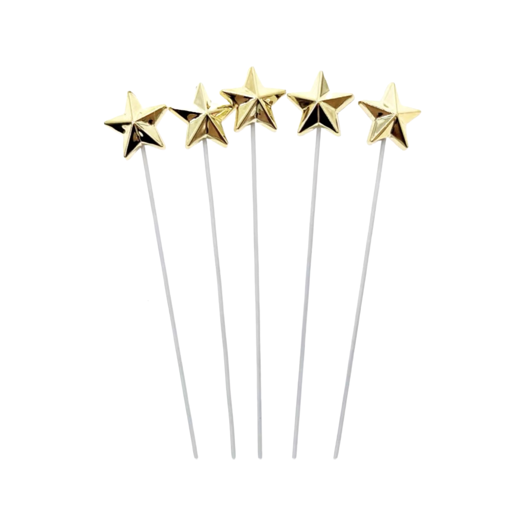 Cake Decoration ~ Mini Golden Stars
