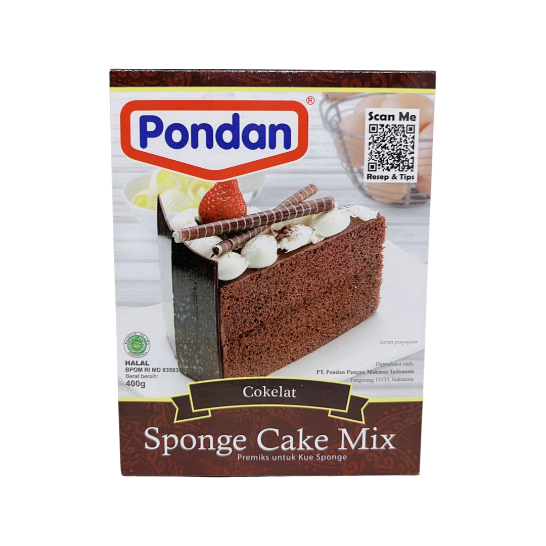 Pondan Chocolate Sponge Cake Mix chocolate flavored sponge cake pre-mixed powder