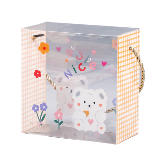 Transparent PET suitcase