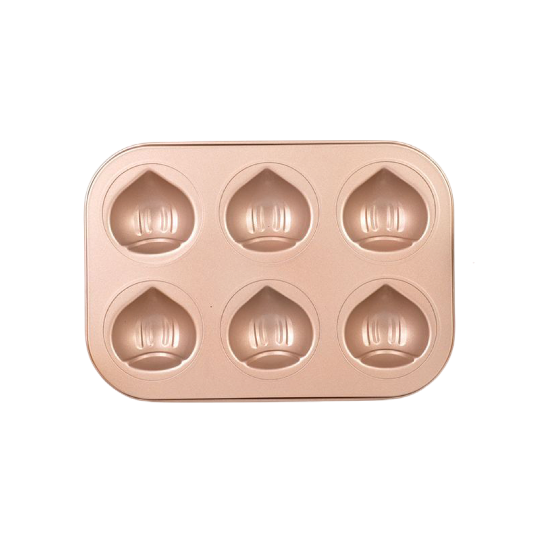 Chestnut 6-piece cake mold