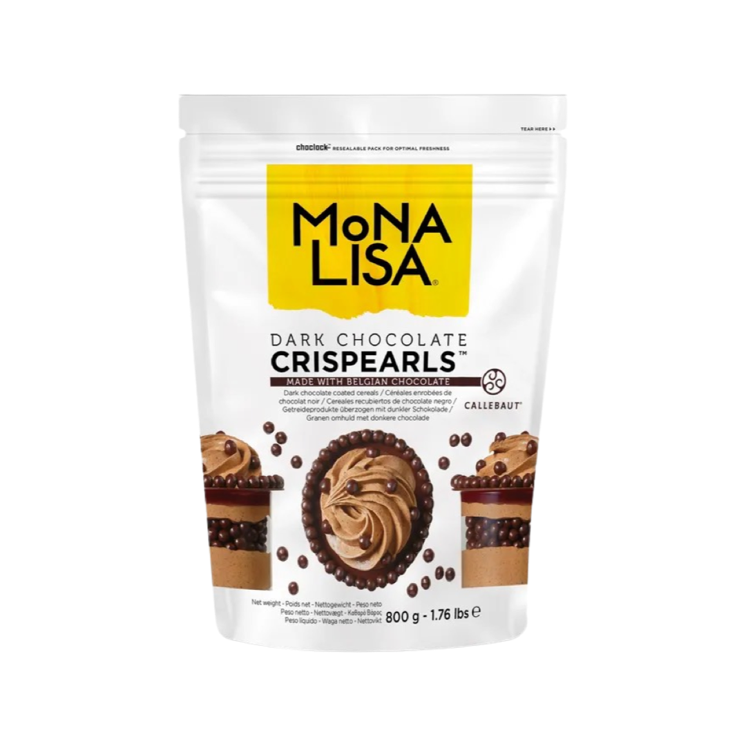 “Monalisa" Chocolate Crispy Pearls - Dark 黑朱古力脆脆米