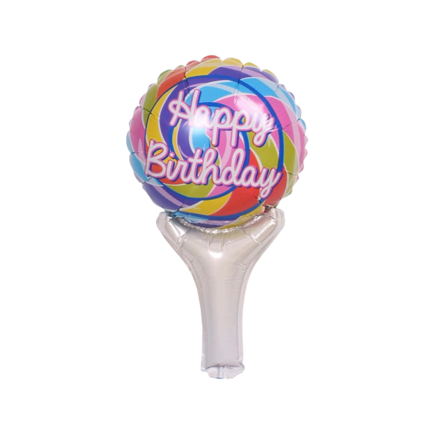 18 inch hand held birthday balloon