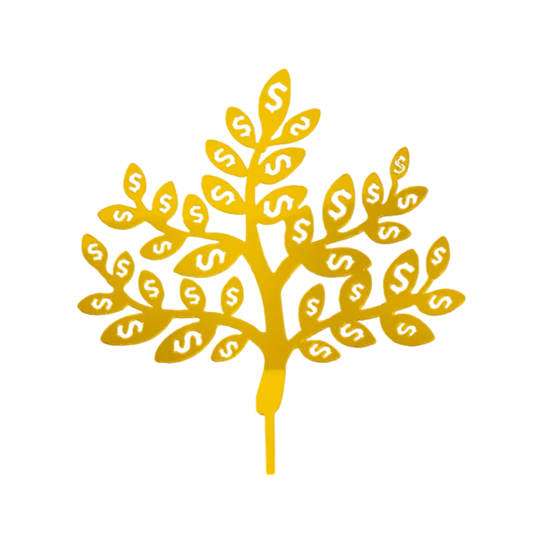 Card Cake Decoration Cards – Money Tree