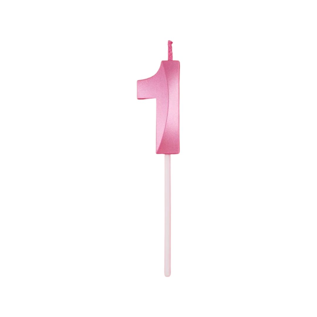 Pink Number Candle(1)