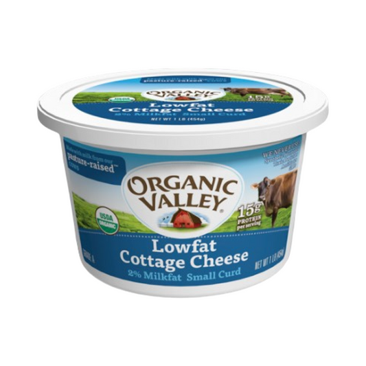 Organic Valley Cottage Cheese Low Fat 2%有機茅屋低脂芝士