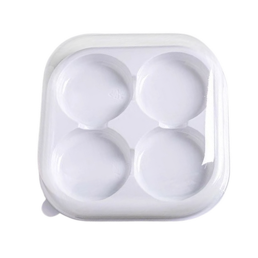 白色透明吸塑盒(4粒裝)