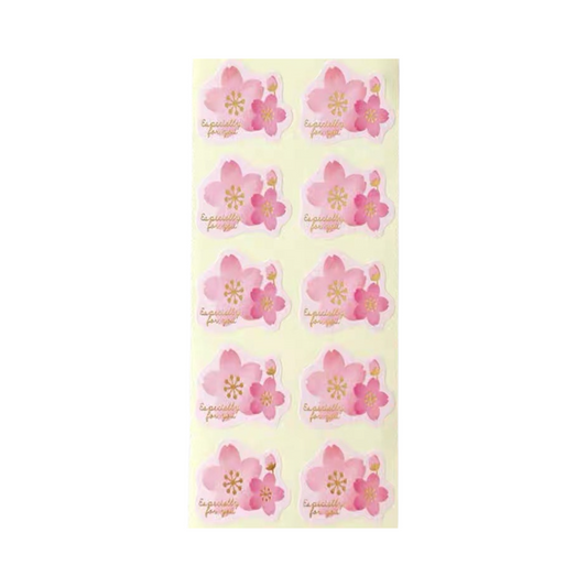 甜品裝飾貼紙 - 粉色櫻花