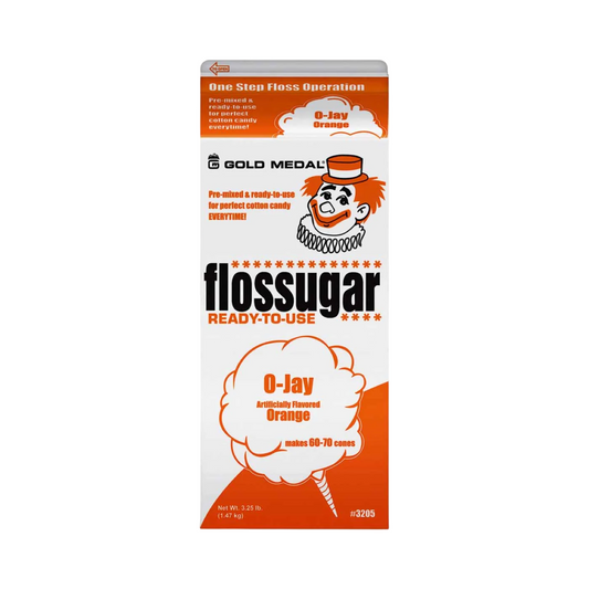 Cotton Candy 棉花糖機專用糖200g- 橙味【分裝】