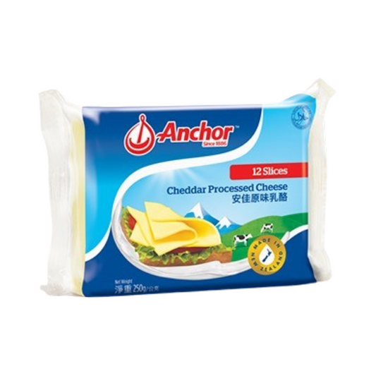 Anchor Cheddar Processed Cheese 安佳片裝車打芝士